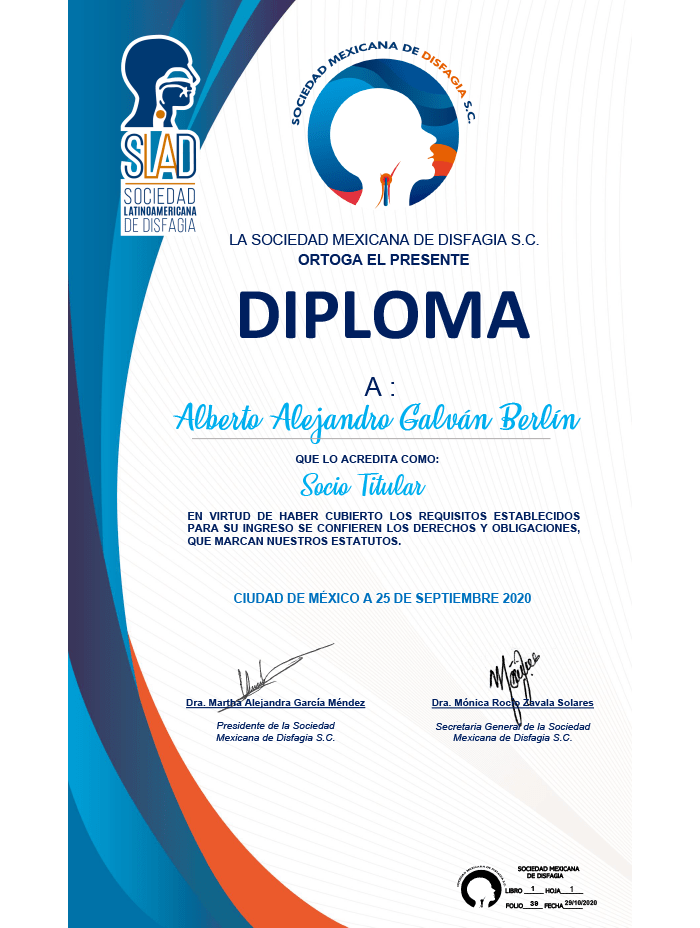Acapulco ENT certificate