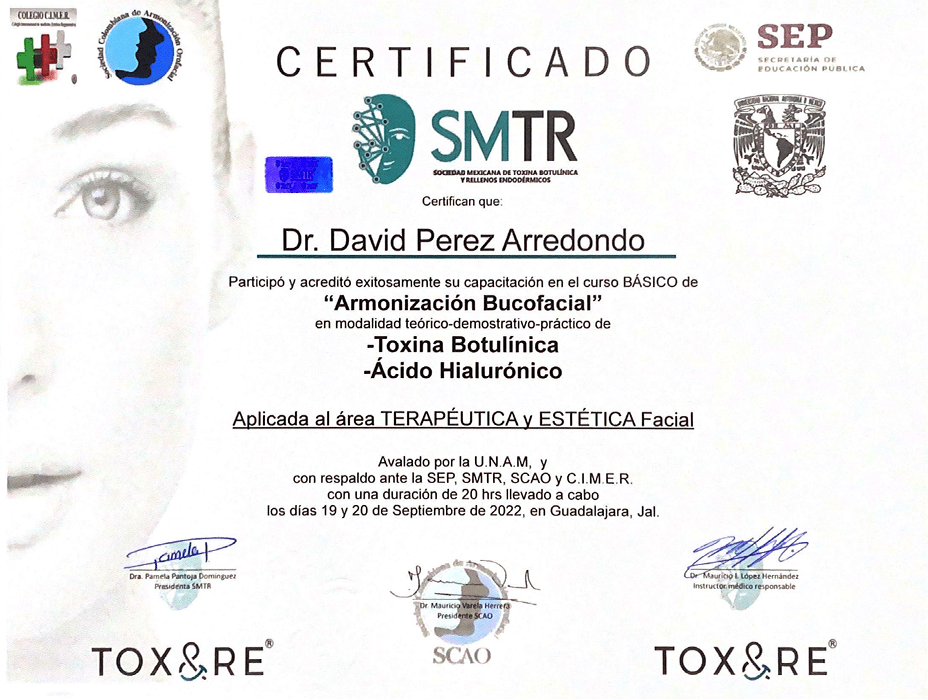 Cancun aesthetic doctor certificate