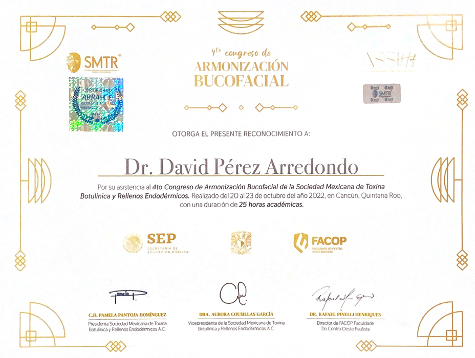 Cancun aesthetic doctor certificate