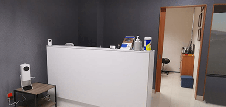 Chihuahua ophthalmologic clinic lobby