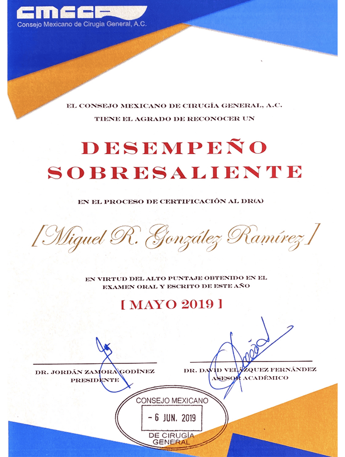 Ciudad Juarez doctor certificate