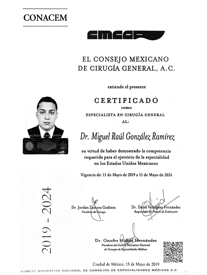 Ciudad Juarez doctor certificate