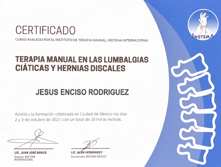 Ciudad Juarez physiotherapist doctor certificate