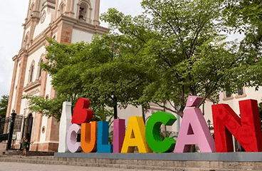 Letter sign with Culiacán name