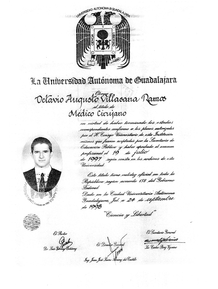 Leon Neurosurgeon certificate