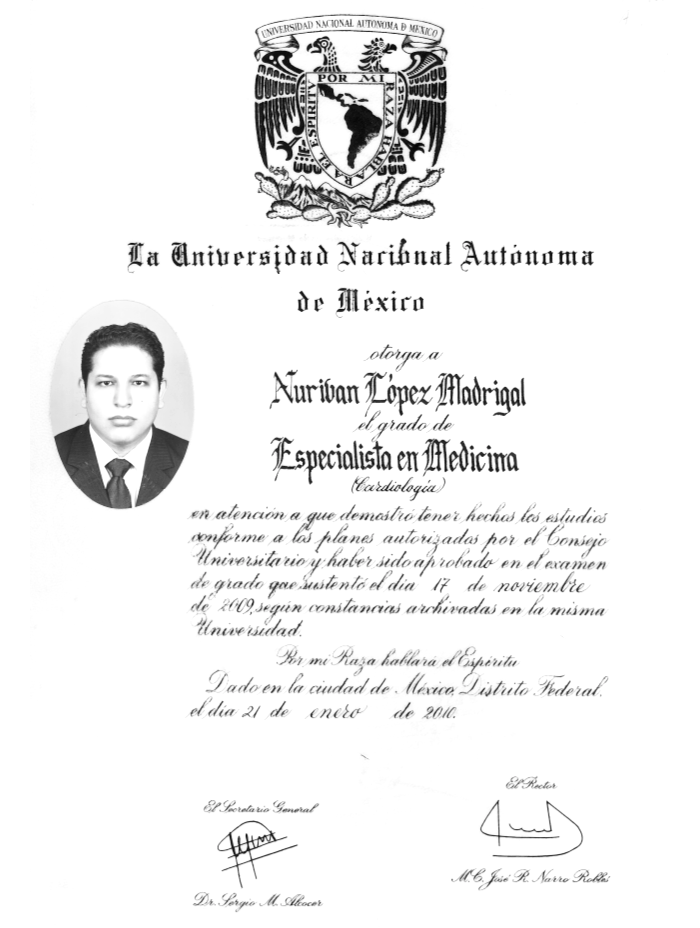 Merida Urologist doctor certificate