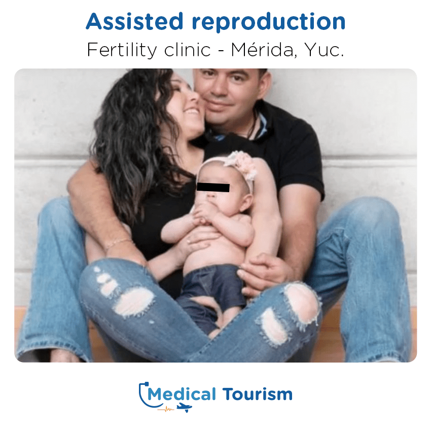 fertility clinic before and after of patients in Mérida
