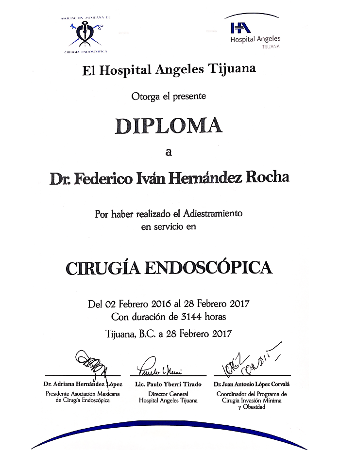 Mexicali physiotherapist doctor certificate