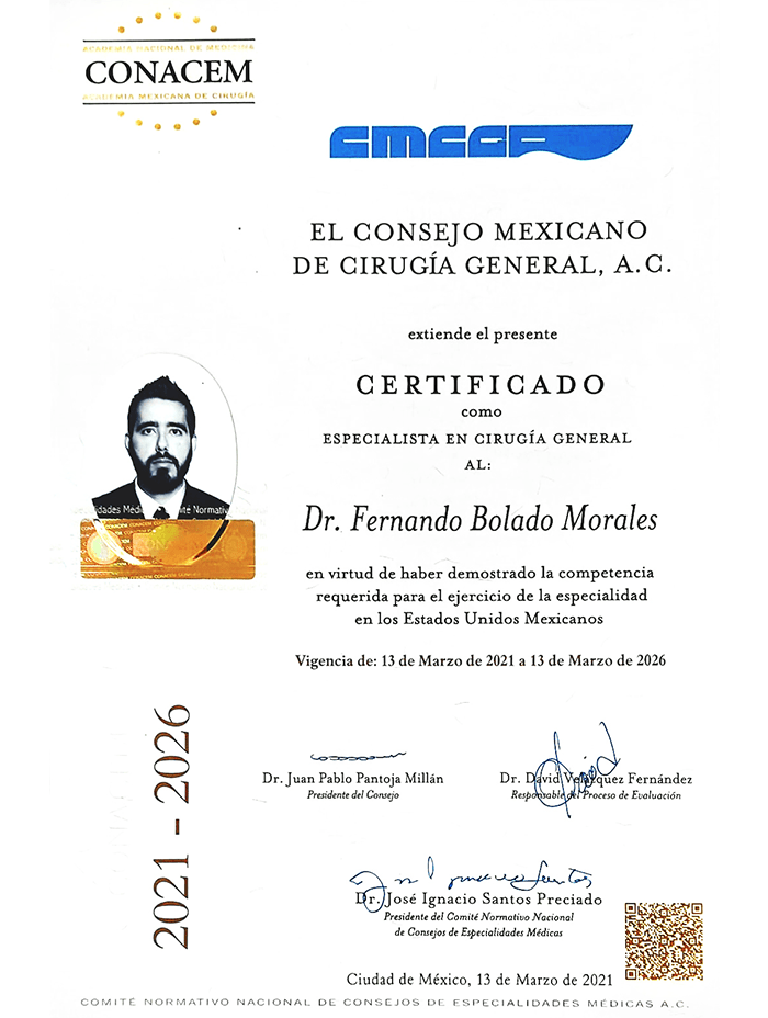 Mexicali physiotherapist doctor certificate