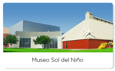 Front view of the museo sol del Niño