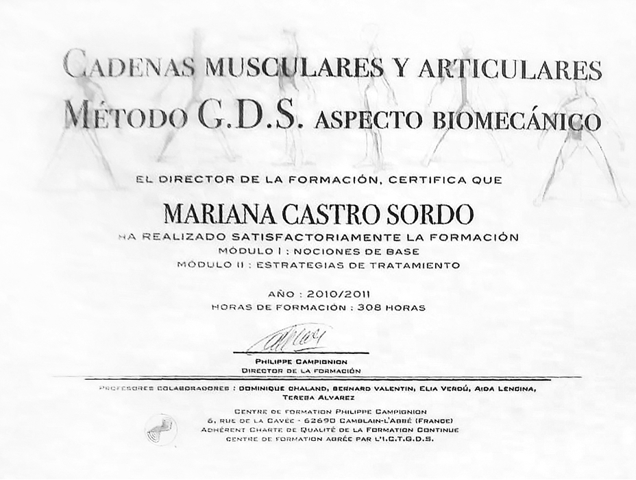 Mexico City physiotherapist doctor certificate