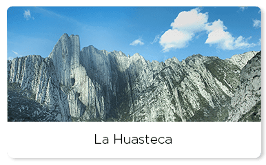 Huasteca mountains with a blue sky