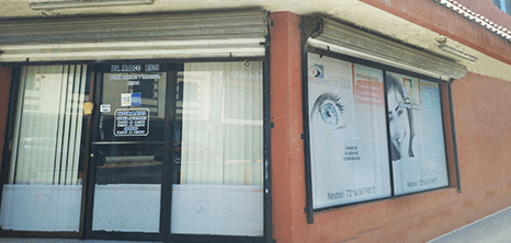 Reynosa ophthalmologic clinic entrance
