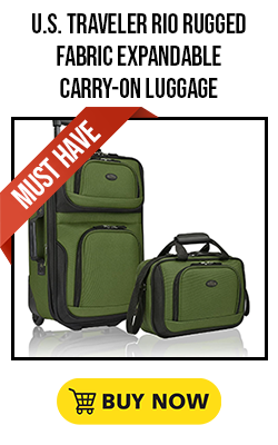 Image of U.S. Traveler Rio Rugged Fabric Expandable Carry-on Luggage