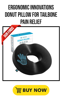 Image of Ergonomic Innovations Donut Pillow for Tailbone Pain Relief