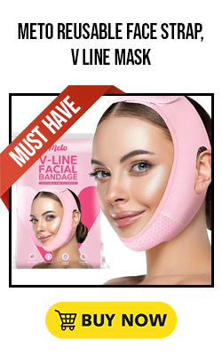 Image of Meto Reusable Face Strap, V Line Mask